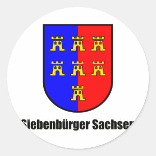 Sticker Rond Citoyen de filtre Saxe