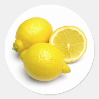 Sticker Rond citron