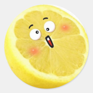 Sticker Rond citron