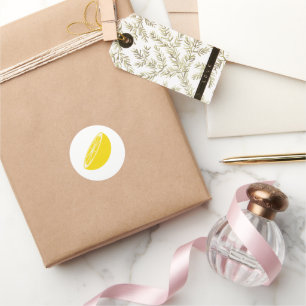 Sticker Rond Citron