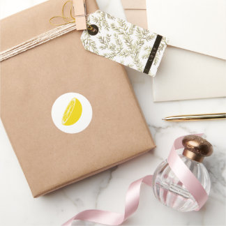 Sticker Rond Citron