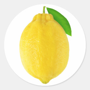 Sticker Rond Citron