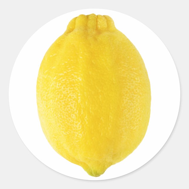 Sticker Rond Citron (Devant)