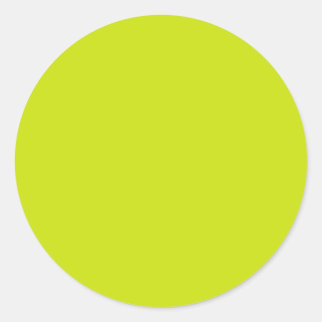 Sticker Rond Citron amer (couleur solide) (Devant)