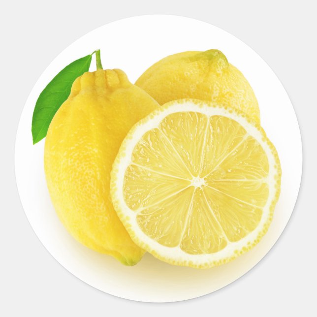 Sticker Rond Citrons (Devant)