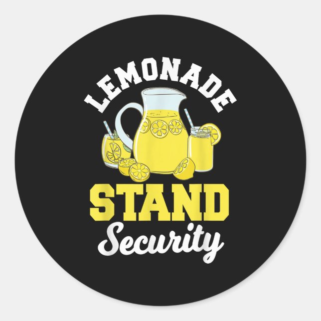 Sticker Rond Citrons citron de sécurité de socle citron Citrus  (Devant)