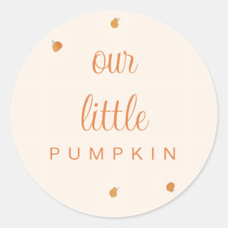 Sticker Rond Citrouille