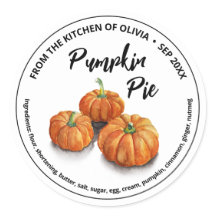 Citrouille Pie Maison Cuite