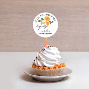 Sticker Rond Citrus a trouvé son grand amour : Shower de mariag