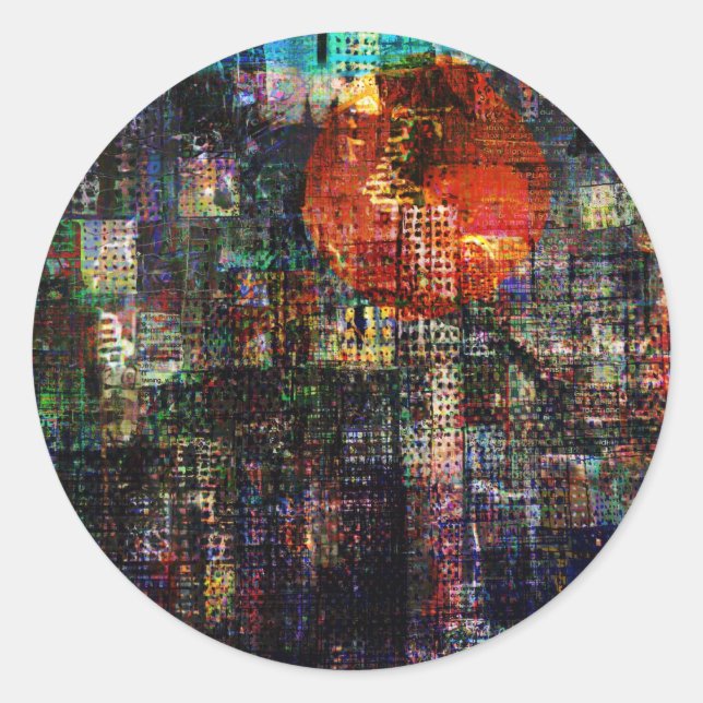 Sticker Rond CitySun2 (Devant)