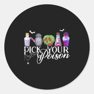 Sticker Rond Ck Votre Ison Mignon Halloween Soky Trick Or Treat