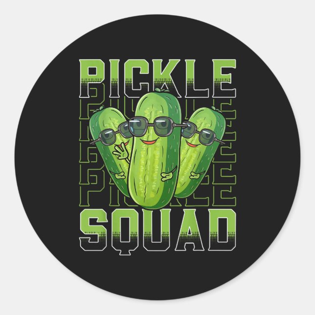 Sticker Rond Ckle Squad Shirt Cuber Cute Ckle Jar Funny Ckle  (Devant)