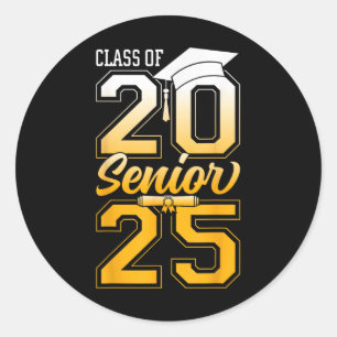 Sticker Rond Cl De 2025 Cadeau De Diplôme De Diplôme Supérieur