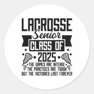Sticker Rond Cl De 2025 Lacrosse Nuit Senior