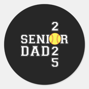 Sticker Rond Cl De 2025 Softll Papa Diplômé Supérieur M