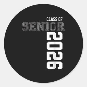 Sticker Rond Cl De 2026 Diplôme Supérieur De 26E Année