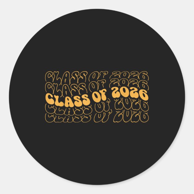 Sticker Rond Cl De 2026 Senior (Devant)