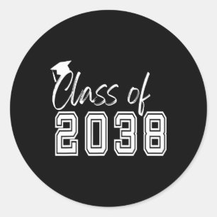 Sticker Rond Cl De 2038 Augmenter Avec Moi Premier Jour De L'Éc