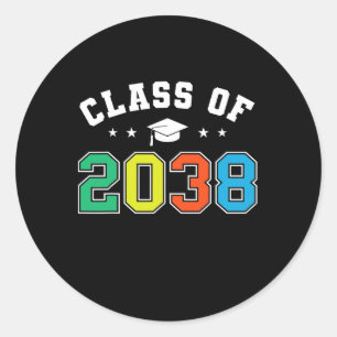 Sticker Rond Cl De 2038 Grow With Me Funny Kindergarten Retour 