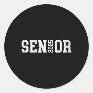 Sticker Rond Cl Of 2025 Senior 2025 Graduation 2025 Ck To Schoo