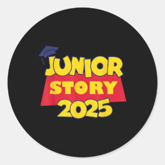 Sticker Rond Cl Of 2025 Senior 2025 Junior Story 2025 Graduatio