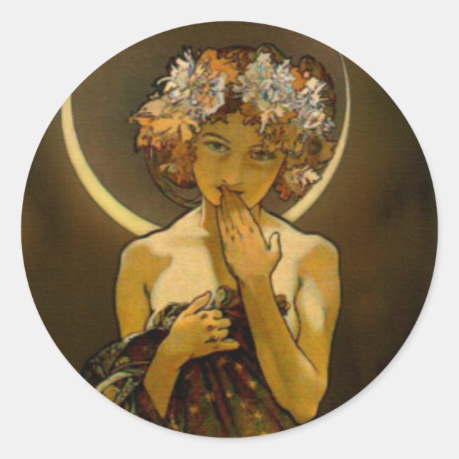 Sticker Rond Clair de Lune (Devant)