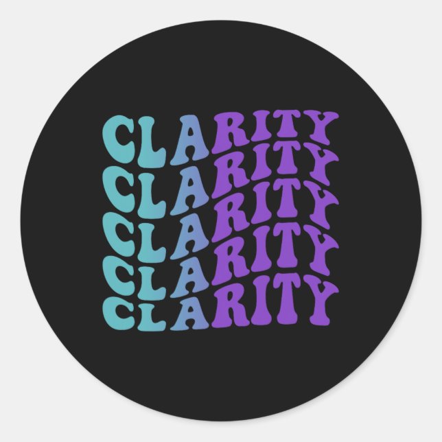 Sticker Rond Clairance Prévention du suicide Sensibilisation à  (Devant)