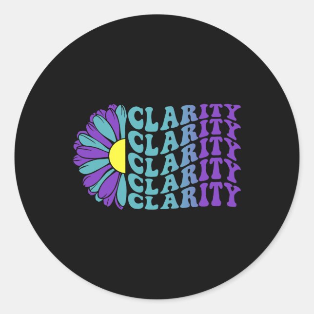 Sticker Rond Clairance Prévention du suicide Sensibilisation à  (Devant)
