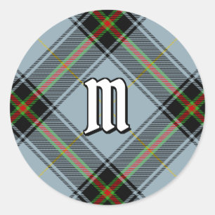 Sticker Rond Clan Bell Tartan