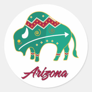 Sticker Rond Clan Buffalo AZ 2
