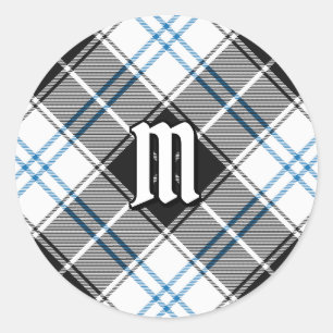 Sticker Rond Clan Forbes robe Tartan
