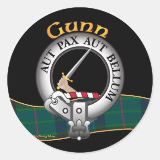 Sticker Rond Clan Gunn