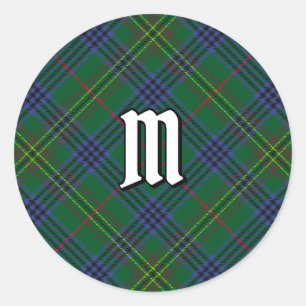 Sticker Rond Clan Kennedy Tartan