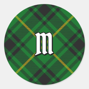 Sticker Rond Clan MacArthur Tartan
