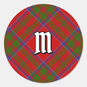 Sticker Rond Clan MacDonald de Keppoch Tartan