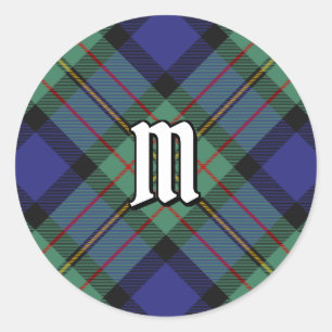Sticker Rond Clan MacLaren Tartan