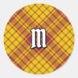 Sticker Rond Clan MacMillan robe Tartan
