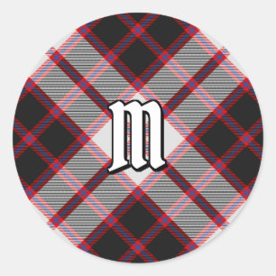 Sticker Rond Clan MacPherson Chasse Tartan
