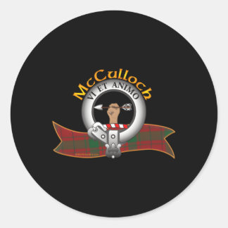 Sticker Rond Clan Mcculloch