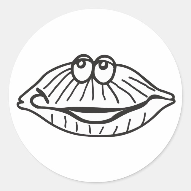 Sticker Rond claque (Devant)