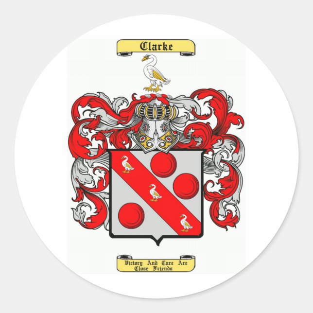 Sticker Rond clarke (Devant)