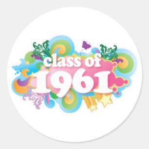 Sticker Rond Classe de 1961