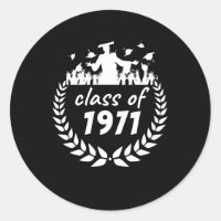 classe de 1971 graduation ou conception de réunion