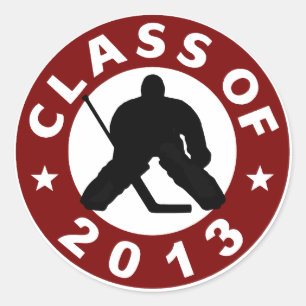 Sticker Rond Classe de l'hockey 2013