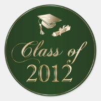 Classe de sceaux de Casquette et de diplôme 2012
