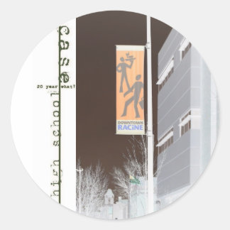 Sticker Rond Classe HS coque de 1988 Réunion