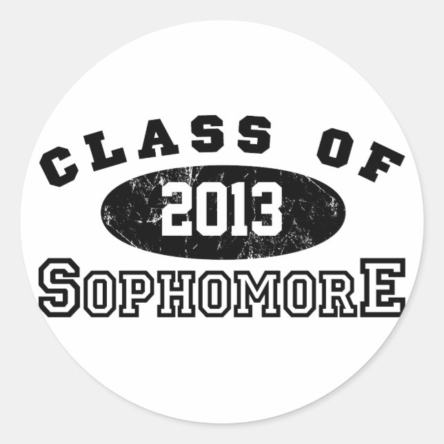 Sticker Rond Classe Sophomore (Devant)