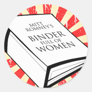 STICKER ROND CLASSEUR PLEIN DE FEMMES