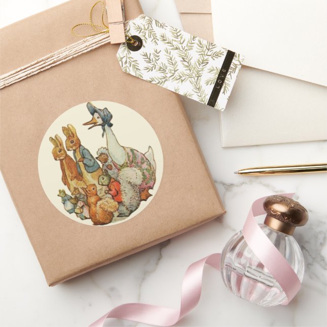 Sticker Rond Classic Beatrix Potter Peter et amis (Cadeaux)