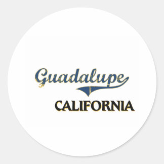 Sticker Rond Classic de la ville de Californie
